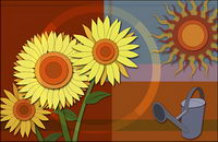 Super ultra-clear theme flower-3