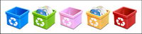 Trash square series transparent PNG icon