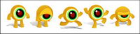 Crazy big eyes computer icon png