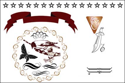 European pattern vector material