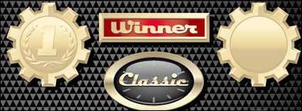 Icon about racing car