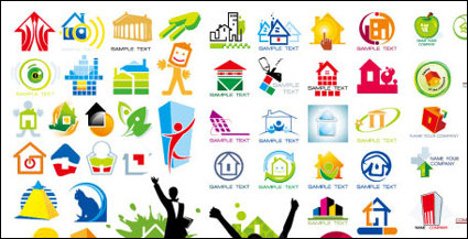 House theme logo vector graphic material