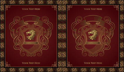 Classic European pattern ornate border 01