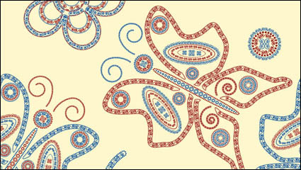 Special animal print pattern vector material -2