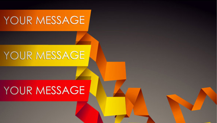 Beautiful color of typesetting material 02-- vector material