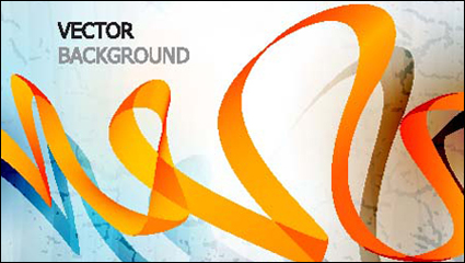 Colorful 3D illustration background vector material -2