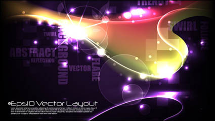 Colorful background material 02 - vector