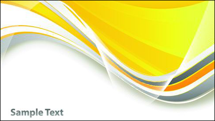 Bright yellow line text box vector -1