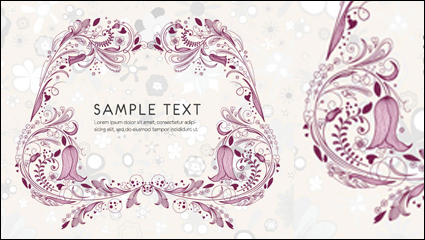 Fine pattern border 02-- vector material
