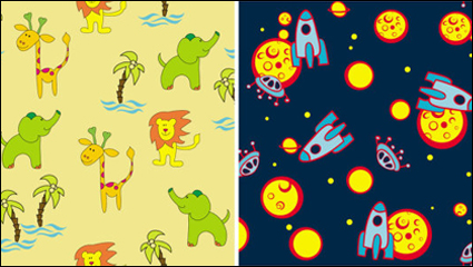 The cartoon image of the background - vector