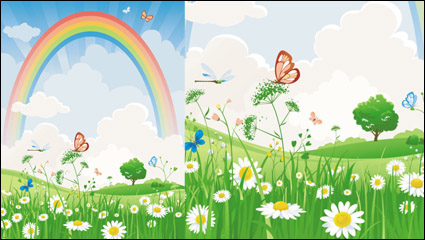 Cartoon Rainbow 02 - vector