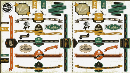 Sophisticated navigation icon 02 - vector