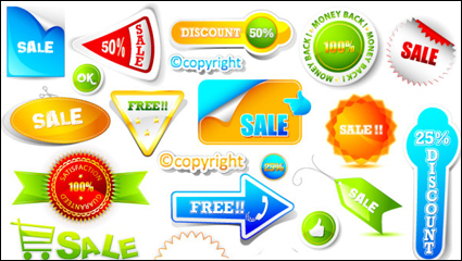 Fashion label 01 - vector material