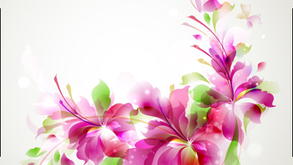 Colorful pattern background 03 - vector material