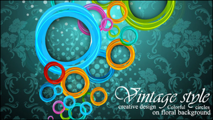 The trend background 02 - vector material