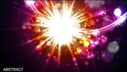 Brilliant sense of science and technology background 03 - vector material