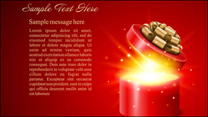 Gorgeous festive background 03 - vector