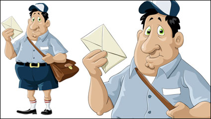 Cartoon illustrator 06 - vector material