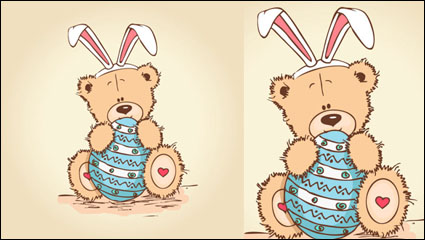 Cartoon Bear 04 - Vector