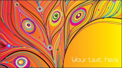 Colorful lines pattern 01 - vector material