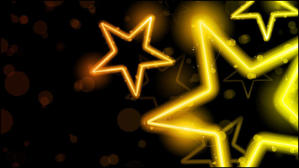 Gorgeous neon effects 04 - vector material