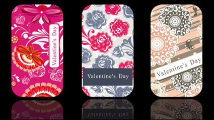 Valentine card 02 - vector material