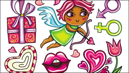 Cartoon illustration - vector material