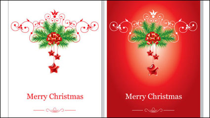 Beautiful Christmas card - vector material