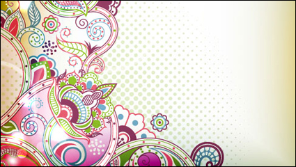 Retro pattern 03 - vector material