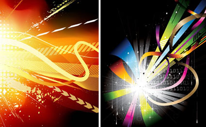 Light, lines, vector