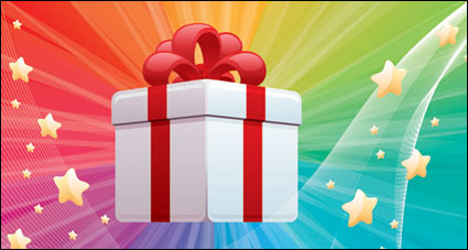 Holiday gift Vector