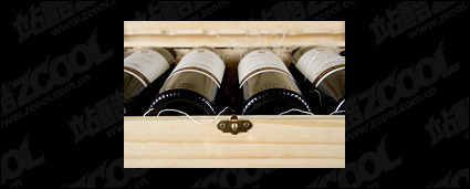 A case of red wine picture material