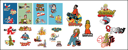 Vector lovely girls--City Angel