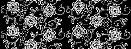 Vector traditional tiled background material-7