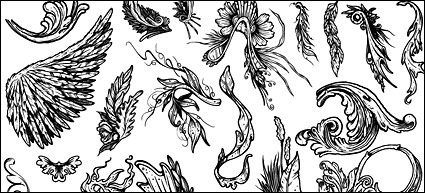 Go Media produced vector material - Continental and lace wings