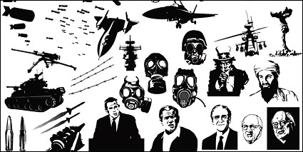 Go Media produced vector material - the theme of war