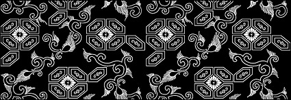 Vector traditional tiled background material-42