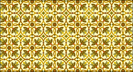 Classic tile pattern vector-3