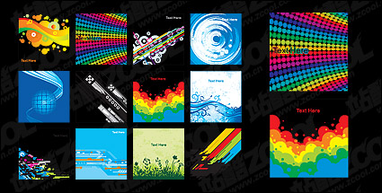 Vector of the exquisite background material-2