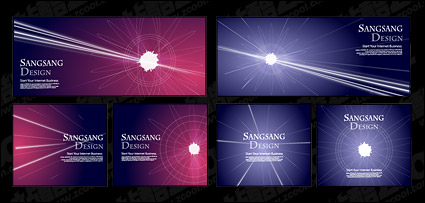 Radiating light background