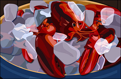 After the big lobster psd layered material