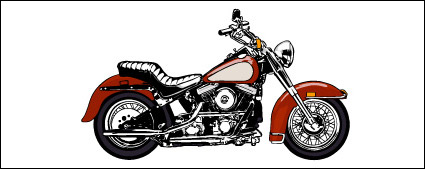 Cool motorcycle vector material