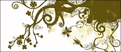 Butterfly fashion patterns and vector material-2