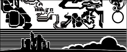 Vector material lines